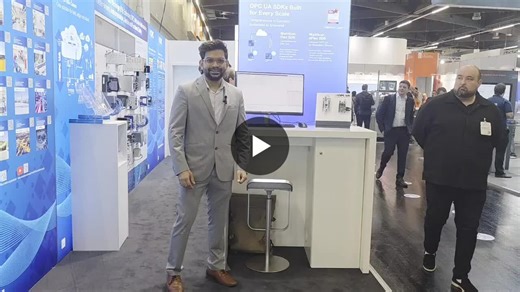 #embeddedworld #opcua #industrialautomation #embeddedsystems #edgeai #industry40 #automation #iiot | Melvin Francis