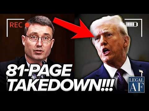 Trump DOJ BLASTED in 81-PAGE BLISTERING RULING