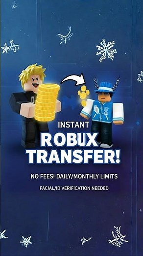 You can transfer Robux between 2 users instantly😱 #roblox #update #news #robux
