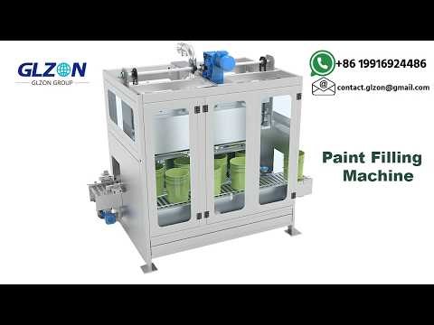 Fully Automatic Paint Filling Machine | Auto Sorting, Filling and Capping System