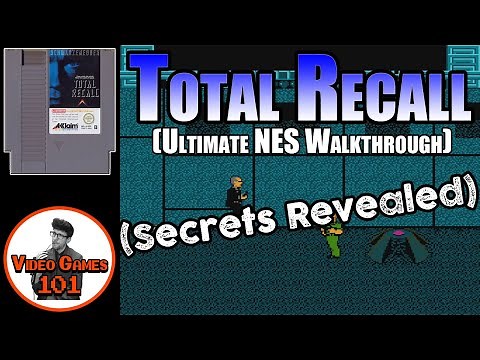 Total Recall NES Walkthrough 4K 60FPS | Video Games 101