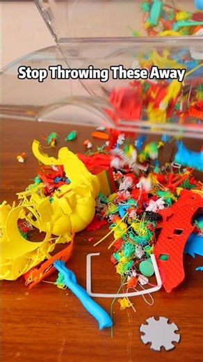♻️Don't throw away your 3D printing waste! #filamentmaker #filamentextruder #3dprinting