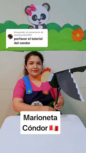 Respuesta a @nicolecastro1103 Tutorial marioneta del Cóndor para que lo uses maestra en estas Fiestas Patrias 🤗🤗 #cosasdemaestras #28dejulio #fiestaspatriasperu #preescolar #maestrasdetiktok #marionetas #manualidad #recursodidáctico #maestraperuana #condorpasa #tutorial