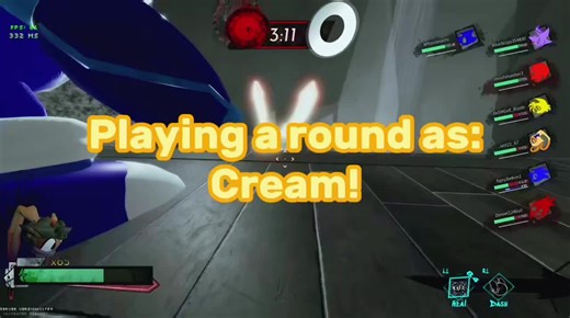 Cream gameplay :p #sonic #sonicthehedgehog #OM #gameplay #fyp