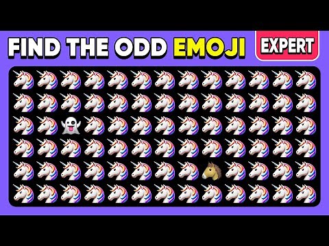 Find the ODD Emoji Out - Expert Edition 💩🦄🔥 | 60 Ultimate Levels | Emoji Quiz