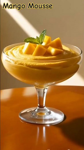 Mango Mousse at home