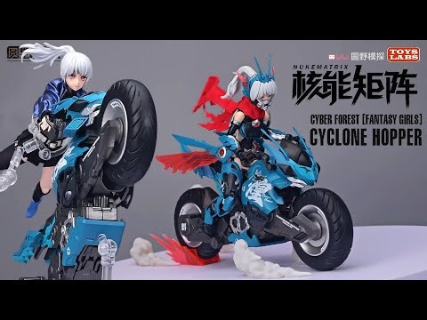 核能矩阵 赛博森林 -飓风飞蝗-叶风婵 机娘 拼装模型 Nuke Matrix Fantasy Girl Cyclone Hopper Yip Fung Sim