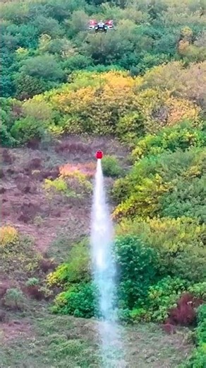 Collecting water using a delivery drone: a smart way to respond to wildfires 🔥 DJI FlyCart 100