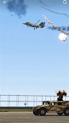 Anti Air System on Vehicle EngagesIncoming Jet |GTA V