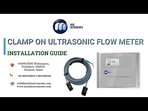 MUF 1200 ULTRASONIC FLOW/BTU METER INSTALLATION GUIDE #Clampon #ultrasonic #installation #vmethod