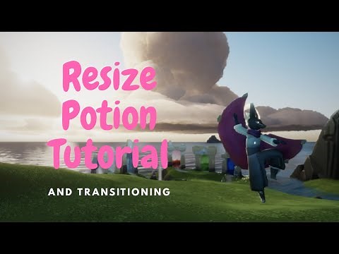 Resize Potion Tutorial in Sky