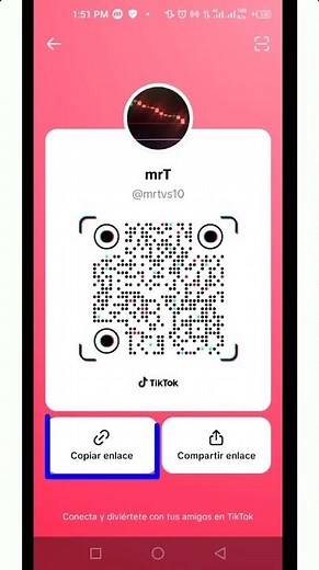 Copiar Enlace Del Perfil De TikTok