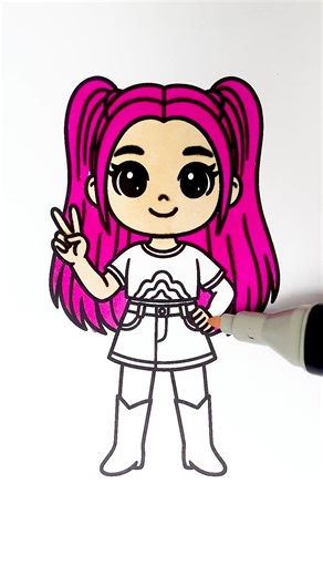 7.4K views · 40 reactions |  Mira K-pop Demon Hunters in Reverse ⏪ ✨ #glitter #art #girl #animation #color #diy #trending | SUPER SLICK SLIME SAM | Facebook