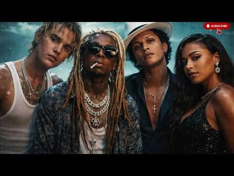 Justin Bieber ft. Lil Wayne & Bruno Mars & Ashanti – Drowning in Your Goodbye (Official Lyric Video)
