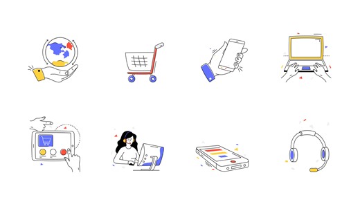 Animated Aesthetic Illustrations