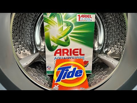 Experiment - Tide vs Ariel - in a Washing Machine