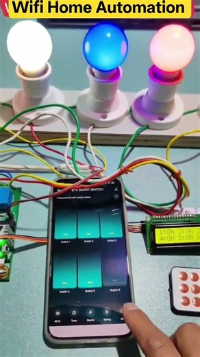 Wi-Fi Home Automation App switch+Manual switch+Ir remote switch with LCD display_smart Wi-Fi switch