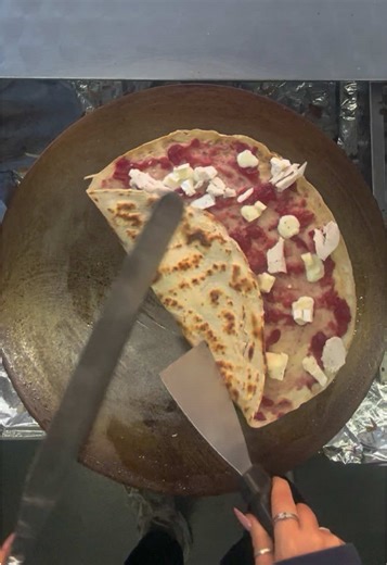 Delicious Brie, Chicken & Cranberry Crepes Recipe