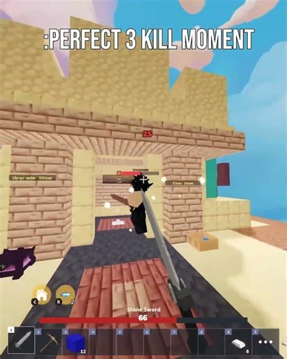 Perfect 3 kill moment 🛏️