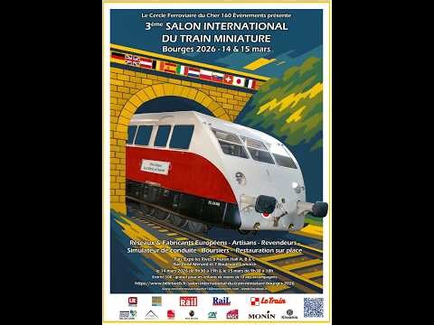Troisième Salon international du train miniature Bourges 2026