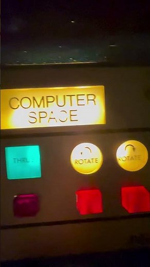 This 1971 Machine Started ALL Video Games - CONPUTER SPACE 🎮 #retrogaming #arcade