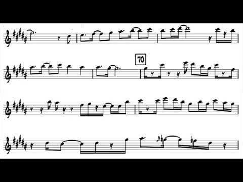 SPAIN Chick Corea Backing track for Eb instruments alto saxophone