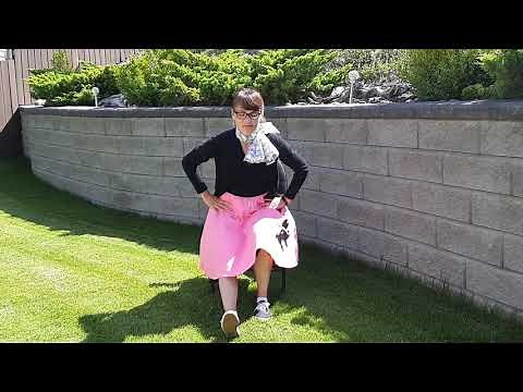 50s theme Senior Chair Exercise with Music#1