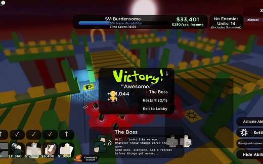 ROBLOX WTD solo RAD全流程