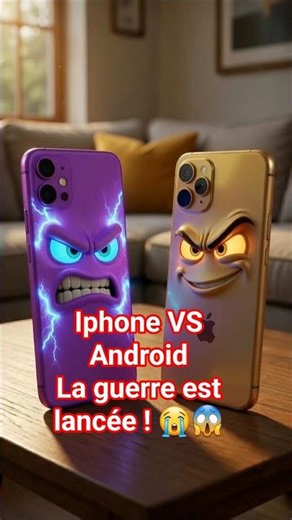 iPhone VS Android… LA GUERRE EST LANCÉE 😭 #iphone #android #smartphone #funny #shortsviral #humour