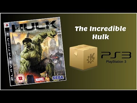 The Incridible Hulk PKG PS3