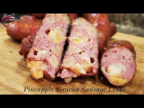 How to Make Pineapple Siracha Sausage Links