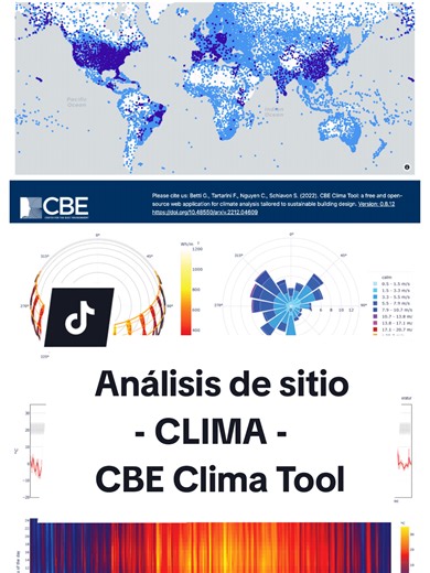 Análisis de sitio CLIMA: herramienta CBE para evaluación climática