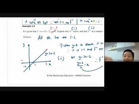 A Levels H2 Math Functions: Inverse Functions, Domain and Restricting Domain, Inverse of Quadratic