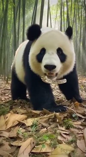 Python Encounters Panda: A Surprising Showdown #PythonVsPanda #WildlifeDrama #NatureUnscripted