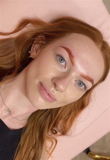 Who says brows have to be brown? 🧡 Lamination, precision sculpt, custom mixed Hybrid Dye — obsessed #Brows #HybridDye #BoldBrows #OrangeBrows #BrowLamination #SydneyBrows #BrowArtist #BrowTransformation #CustomColour #BrowGoals #millerlnaesthetics