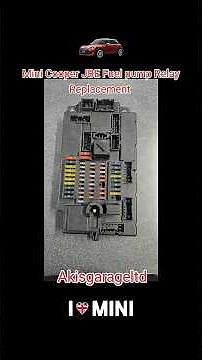 Mini Cooper | JBE Fuel Pump Relay Replacement