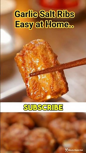 Crispy Garlic Salt Ribs | Easy Home Recipe