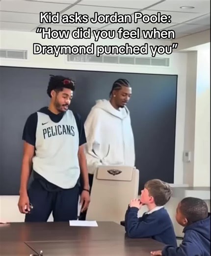 lmao #basketball #nba | jordan poole kid interview