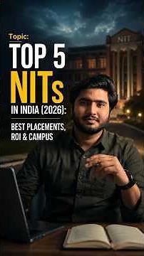 🔥 Top 5 NITs in India 2026 🎓 | NIT Trichy vs Surathkal vs Warangal | Best NIT for Placements & ROI 💯