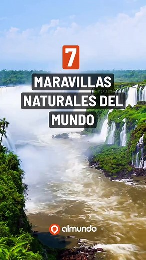 ¿Conocés cuáles son las 7 maravillas naturales del mundo? 🌿🥰 Contanos si visitaste alguna o cuál es tu maravilla preferida ❤️ #almundo #fyp #parati #vacaciones #viajes #turismo