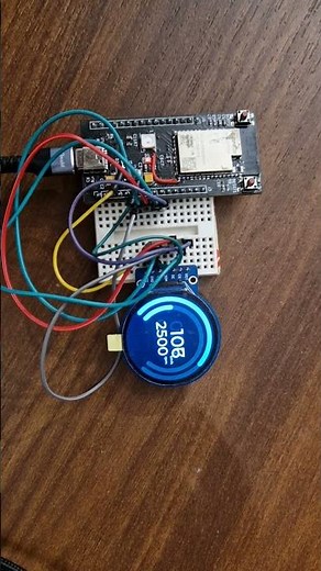 DIY Auto Gauge with ESP32 and round display