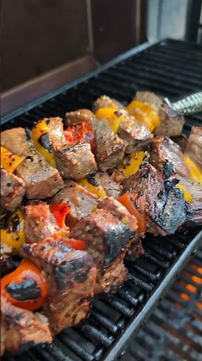 Steak Kabobs on the Masterbuilt Gravity Series