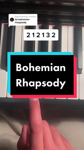 Replying to @joliete5_ short simple tutorial ❤️ #bohemianrhapsody #tutorial #pianotutorial #piano