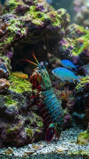 The Mantis Shrimp Who Never Punched 🦐 #shorts #viral #fyp #trending #mantisshrimp