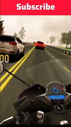 🏍️ Traffic Rider 109 KM/H Speed Challenge! 🔥 Crazy Highway Ride #shorts #traffic rider #highspeed