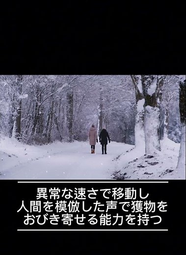 実物映像付怪物紹介 ウェンディゴ #ウェンディゴ#恐怖映像#ホラー#恐怖体験 #未確認生命体