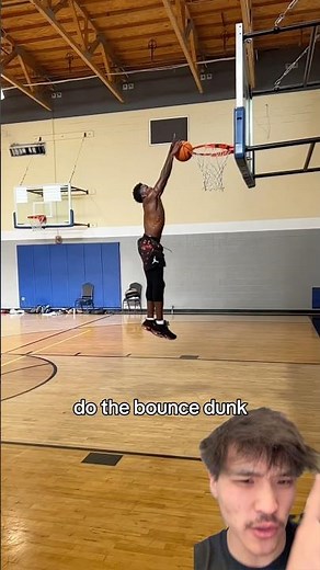 Can anyone actually do the bounce dunk on 10 feet?