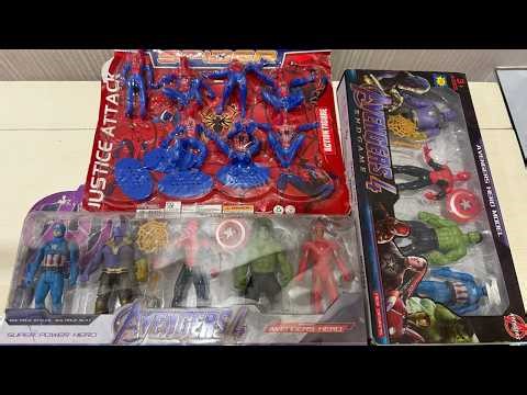 Relaxing ASMR Rain Avengers Figures 🎬 | Box Opening & Tapping Sounds
