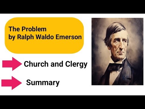 The Problem by Ralph Waldo Emerson summary