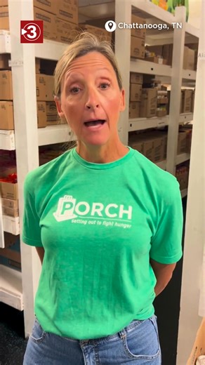 DONATING MADE EASY: A Chattanooga nonprofit is changing how easy it is to help your neighbors in need. Just grab groceries, place them in a box or bag, set them outside your door, and notify PORCH. Learn how to sign up on our website. | Local 3 News